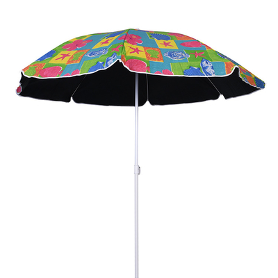 Modern Outdoor Patio Umbrellas Good Quality Polycotton Beach Umbrella With Tilt