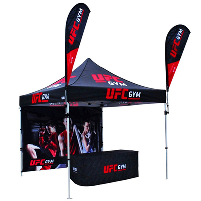 Cheap Custom Market Trade Show Tent 3x3m Waterproof UV Resistant Fire Retardant Pop Up Canopy Marquee Tent Folding Gazebo Tent For Event