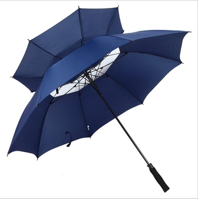 Modern Custom Printing Umbrella Windproof Golf Canopy Double Straight Umbrella