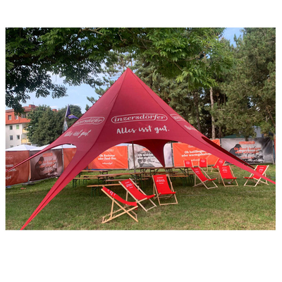 Waterproof luxury custom star canopy/star event marquee shelter tent for leisure use