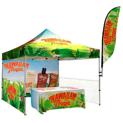 E-Z Up Small Custom Portable Canopy Tent 10 By Pop 10 Up Canopy Tent Printed Marquee